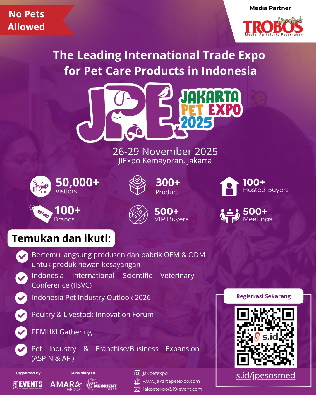 JPE 2025 Siap Perkuat Ekosistem Industri Hewan Kesayangan & Peternakan Nasional